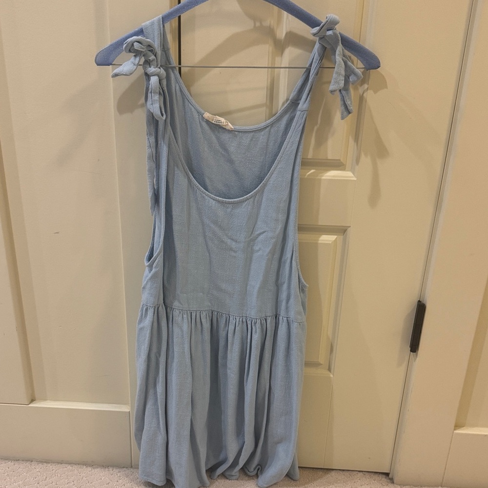 La‎ Hearts Sky Blue Ruffle Dress